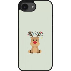 iPhone 16e Case Hülle - Silikon schwarz Christmas 22 baby reindeer
