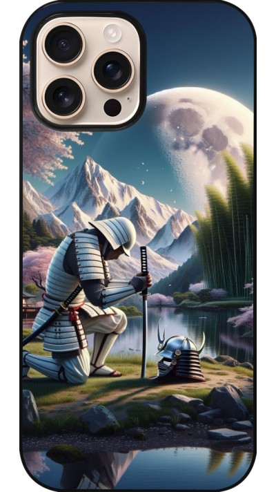 iPhone 16 Pro Max Case Hülle - Samurai Katana Mond