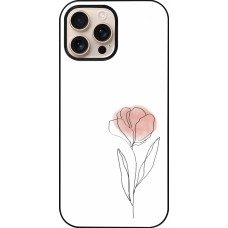 iPhone 16 Pro Max Case Hülle - Spring 23 minimalist flower