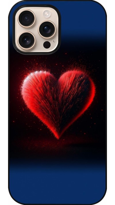 iPhone 16 Pro Max Case Hülle - Valentin 2025 rotes Herz