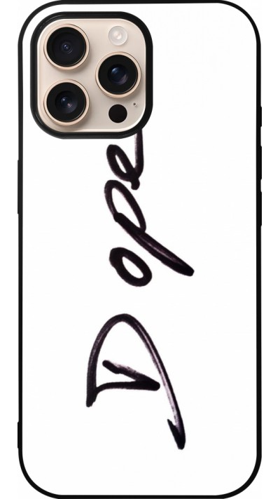 Coque iPhone 16 Pro Max - Silicone rigide noir Dope