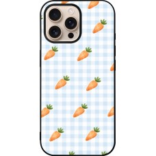 iPhone 16 Pro Max Case Hülle - Silikon schwarz Easter 2026 Pattern carrots