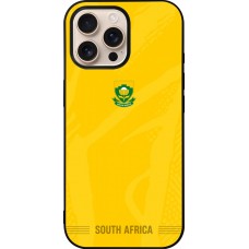 iPhone 16 Pro Max Case Hülle - Silikon schwarz Südafrika 2026 personalisierbares Fussballtrikot