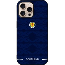 iPhone 16 Pro Max Case Hülle - Silikon schwarz Schottland 2026 personalisierbares Fussballtrikot