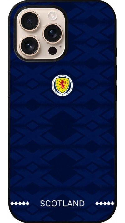 iPhone 16 Pro Max Case Hülle - Silikon schwarz Schottland 2026 personalisierbares Fussballtrikot