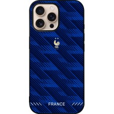 iPhone 16 Pro Max Case Hülle - Silikon schwarz Frankreich 2026 personalisierbares Fussballtrikot