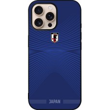 iPhone 16 Pro Max Case Hülle - Silikon schwarz Japan 2026 personalisierbares Fussballtrikot