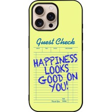 iPhone 16 Pro Max Case Hülle - Silikon schwarz Guest check 2026