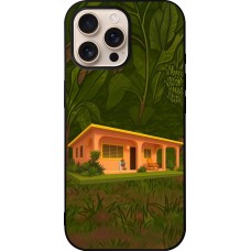 Coque iPhone 16 Pro Max - Silicone rigide noir Benitos house DTMF