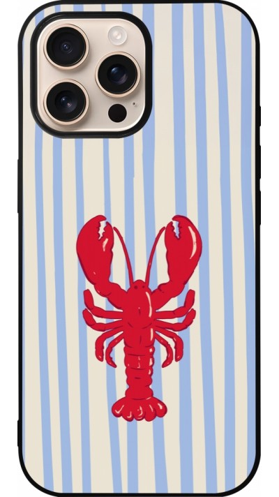 iPhone 16 Pro Max Case Hülle - Silikon schwarz Red lobster 2026