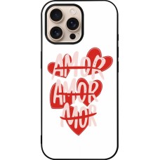 iPhone 16 Pro Max Case Hülle - Silikon schwarz Saint Valentines Day 26 Amor