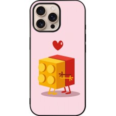 iPhone 16 Pro Max Case Hülle - Silikon schwarz Saint Valentines Day 26 Puzzle