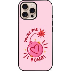 iPhone 16 Pro Max Case Hülle - Silikon schwarz Saint Valentines Day 26 You are the bomb