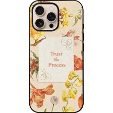 iPhone 16 Pro Max Case Hülle - Silikon schwarz Trust the process 2026