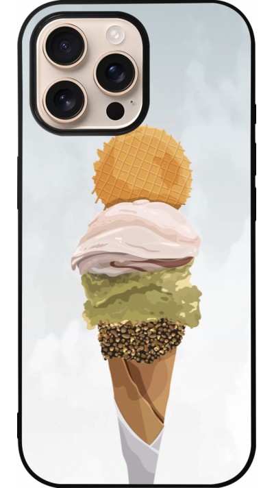 iPhone 16 Pro Max Case Hülle - Silikon schwarz Summer 2025 Cornet