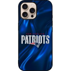iPhone 16 Pro Max Case Hülle - Silikon schwarz Super Bowl 26 Patriots 2