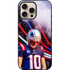 iPhone 16 Pro Max Case Hülle - Silikon schwarz Super Bowl 26 Patriots 3