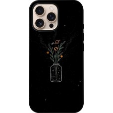 iPhone 16 Pro Max Case Hülle - Silikon schwarz Vase black