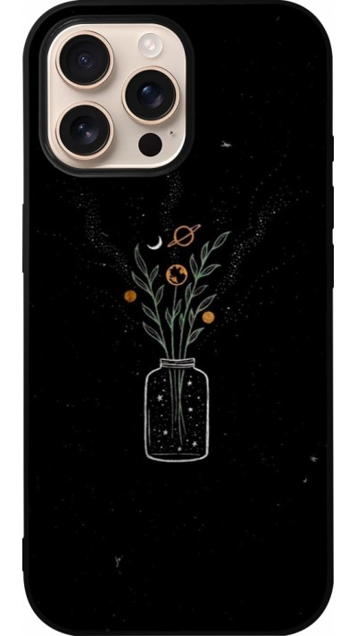 iPhone 16 Pro Max Case Hülle - Silikon schwarz Vase black
