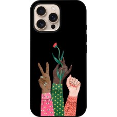 iPhone 16 Pro Max Case Hülle - Silikon schwarz Womens day 2026 2