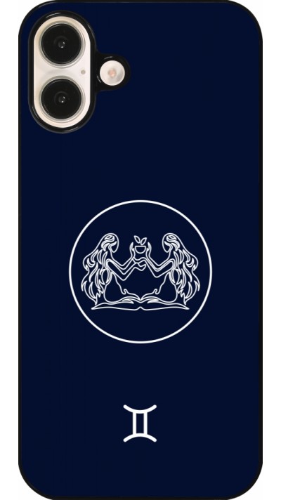 iPhone 16 Plus Case Hülle - Astrologie Zwillinge