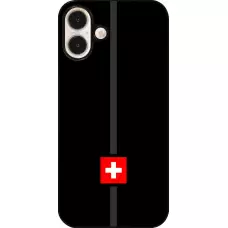 iPhone 16 Plus Case Hülle - Kanton CH schwarz