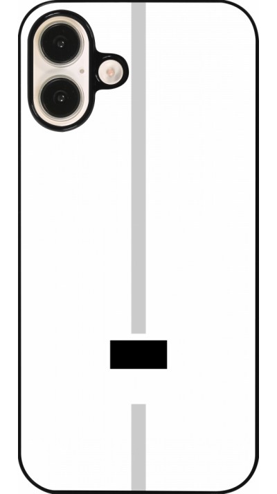 Coque iPhone 16 Plus - Canton FR blanc
