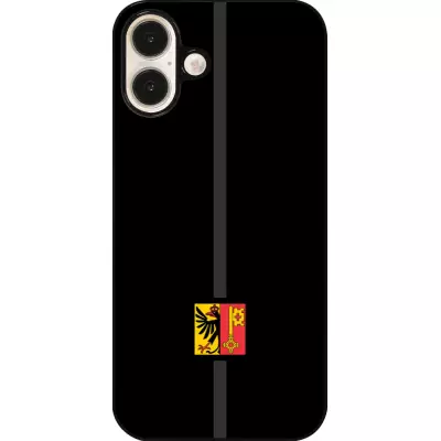 iPhone 16 Plus Case Hülle - Kanton GE schwarz