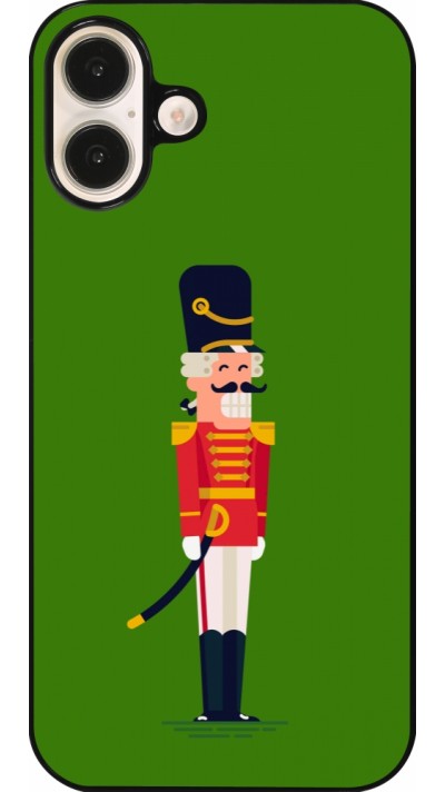 iPhone 16 Plus Case Hülle - Christmas 25 Nutcracker Green