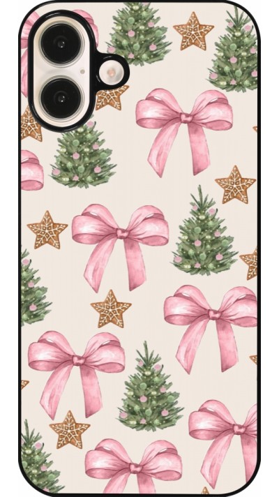 iPhone 16 Plus Case Hülle - Christmas 25 Vintage Ribbons