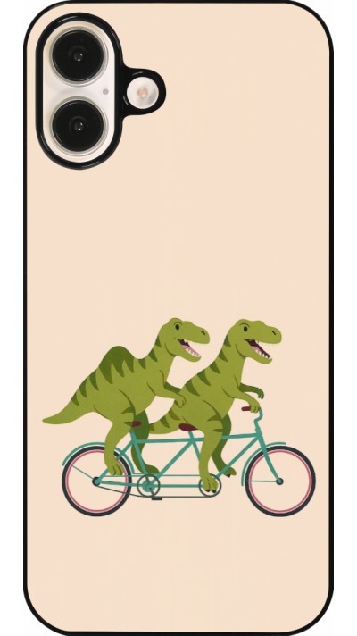 iPhone 16 Plus Case Hülle - Dinosaurs on bikes 2026