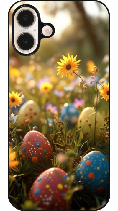 iPhone 16 Plus Case Hülle - Easter 2026 Decorated eggs