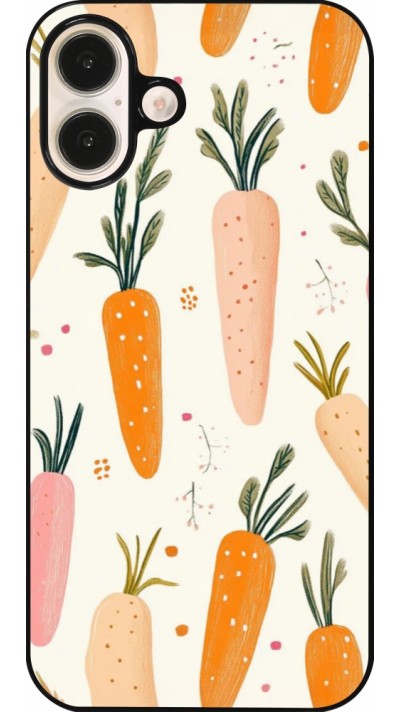 iPhone 16 Plus Case Hülle - Easter 2026 Illustration carrots