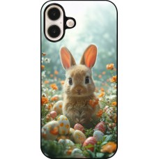 iPhone 16 Plus Case Hülle - Easter 2026 Rabbit in the garden