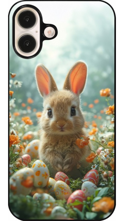 iPhone 16 Plus Case Hülle - Easter 2026 Rabbit in the garden