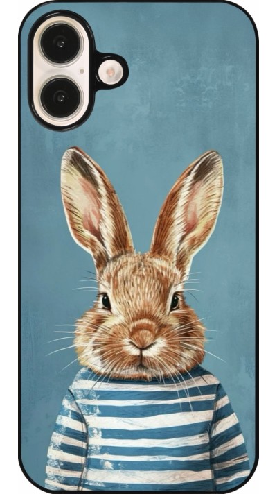 iPhone 16 Plus Case Hülle - Easter 2026 Rabbit navy