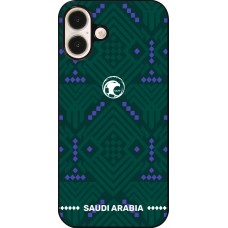 iPhone 16 Plus Case Hülle - Saudi Arabien 2026 personalisierbares Fussballtrikot