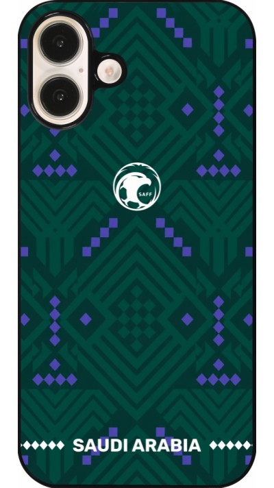 iPhone 16 Plus Case Hülle - Saudi Arabien 2026 personalisierbares Fussballtrikot