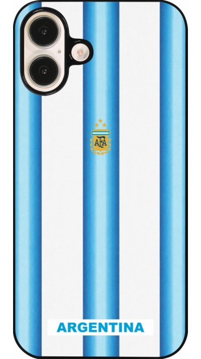 iPhone 16 Plus Case Hülle - Argentinien 2026 personalisierbares Fussballtrikot