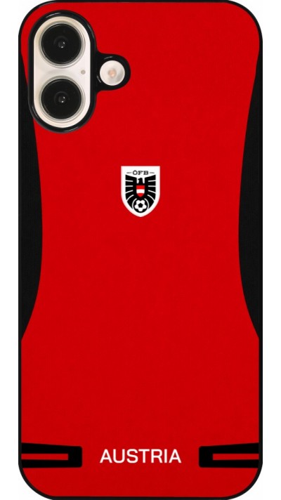 iPhone 16 Plus Case Hülle - O?sterreich 2026 personalisierbares Fussballtrikot