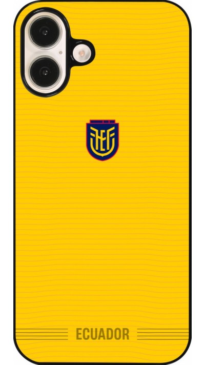 iPhone 16 Plus Case Hülle - Ecuador 2026 personalisierbares Fussballtrikot