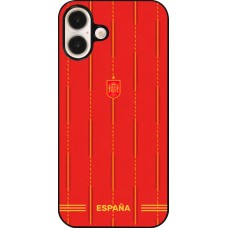 iPhone 16 Plus Case Hülle - Spanien 2026 personalisierbares Fussballtrikot