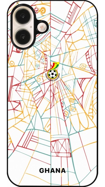 iPhone 16 Plus Case Hülle - Ghana 2026 personalisierbares Fussballtrikot