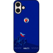 iPhone 16 Plus Case Hülle - Haiti 2026 personalisierbares Fussballtrikot