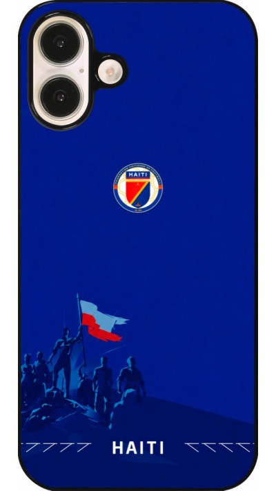 iPhone 16 Plus Case Hülle - Haiti 2026 personalisierbares Fussballtrikot
