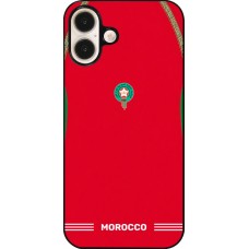 iPhone 16 Plus Case Hülle - Marokko 2026 personalisierbares Fussballtrikot