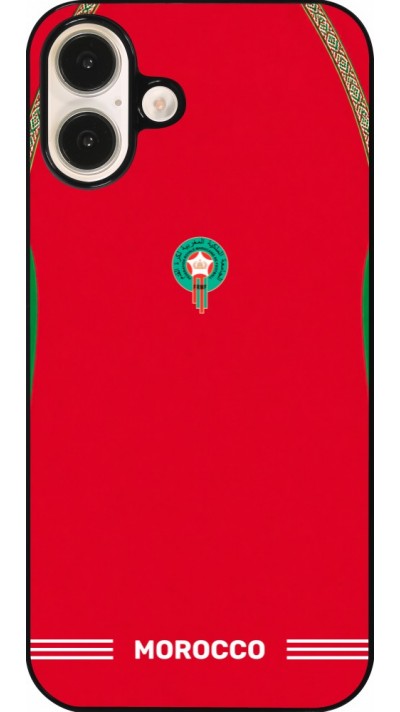 iPhone 16 Plus Case Hülle - Marokko 2026 personalisierbares Fussballtrikot