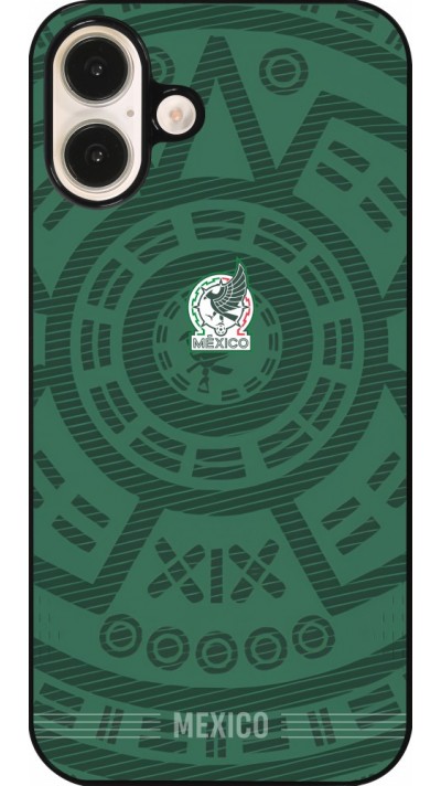 iPhone 16 Plus Case Hülle - Mexiko 2026 personalisierbares Fussballtrikot