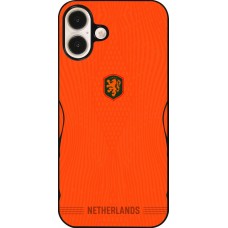 iPhone 16 Plus Case Hülle - Niederlande 2026 personalisierbares Fussballtrikot