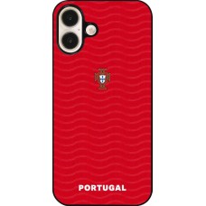 iPhone 16 Plus Case Hülle - Portugal 2026 personalisierbares Fussballtrikot